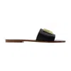 Dolce & Gabbana Leather Slide Sandals