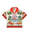 Dolce & Gabbana Gtaphic-print Cotton Shirt In Multicolor