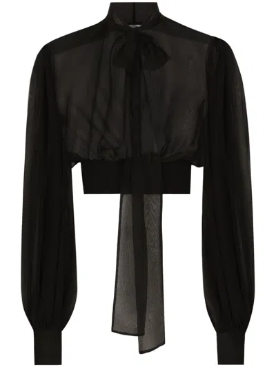 DOLCE & GABBANA HALTER NECK BLOUSE