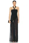 DOLCE & GABBANA HALTERNECK MAXI DRESS