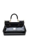 Dolce & Gabbana Mini Sicily Cross Body Bag In Black