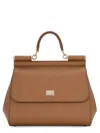 Dolce & Gabbana Hand Bag "sicily" Large In Brown