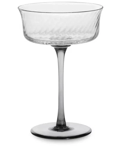 Dolce & Gabbana Hand-blown Murano Champagne Coupe In White