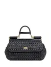 Dolce & Gabbana Logo-plaque Tote Bag In Black