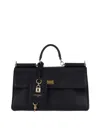 Dolce & Gabbana Black Sicily Satchel