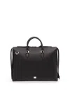Dolce & Gabbana Pebbled-leather Briefcase In Black