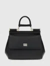 Dolce & Gabbana Women Leather Handbag In Black