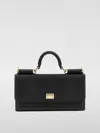 Dolce & Gabbana Textured Calfskin Mini Bag With Gold-tone Hardware In Black