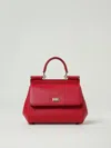 Dolce & Gabbana Handbag From The Sicily Line In Small Size In Red