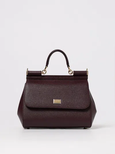 Dolce & Gabbana Handbag  Woman Color Wine In Burgundy