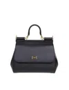 Dolce & Gabbana Handbag From The Sicily Line In Medium Size In Black