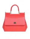 Dolce & Gabbana Sicily Medium Bag In Coral