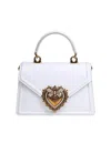 Dolce & Gabbana Small Devotion Bag In Optical White