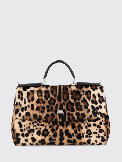 Dolce & Gabbana Handbag  Woman Color Brown In Animal Print
