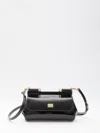 Dolce & Gabbana Elongated Sicily Cross Body Bag In Black