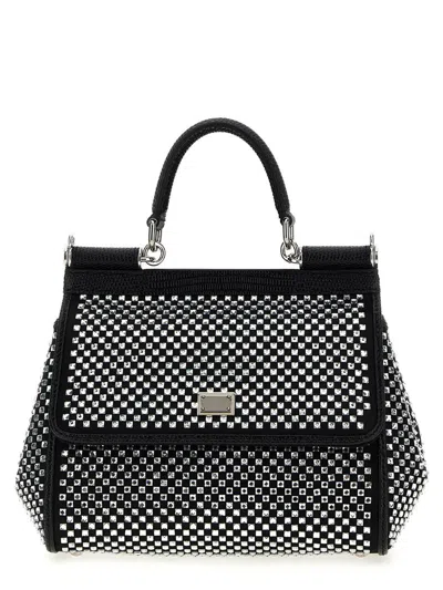 Dolce & Gabbana 'sicily' Medium Handbag In Black