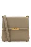 Dolce & Gabbana Women Dove Grey Leather Marlene Crossbody Bag