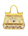 Dolce & Gabbana Handbag From The Sicily Line In White