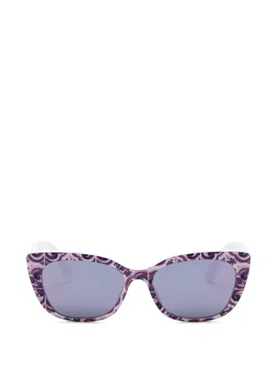 Dolce & Gabbana Kids' Happy Garden Cat-eye Sunglasses In Brown