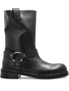 Dolce & Gabbana Harness Strap Boots In Black