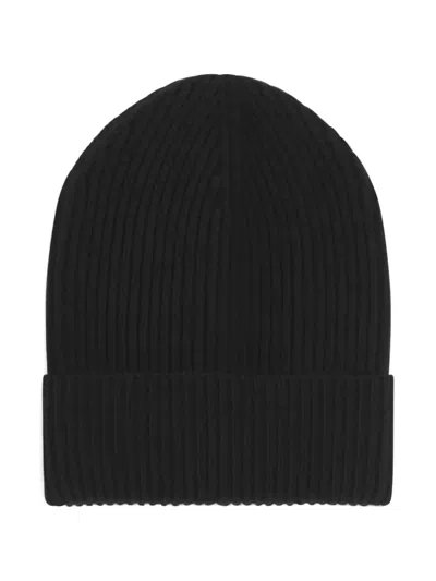 Dolce & Gabbana Knitted Wool And Cashmere Hat In Black