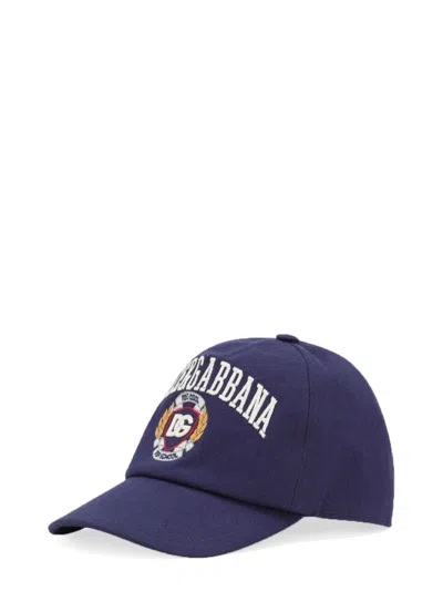Dolce & Gabbana Hat With Visor In Purple