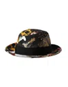 Dolce & Gabbana Hat9632 Patchwork Multicolor Fedora In Multi