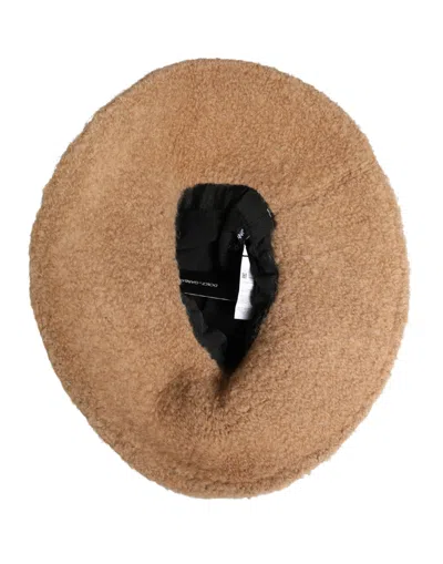 Dolce & Gabbana Hat9878 Virgin Wool Knitted Bucket Hat In Brown