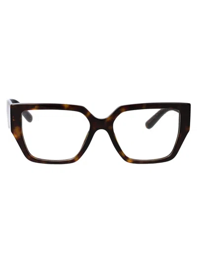 Dolce & Gabbana Havana Acetate Optical Glasses