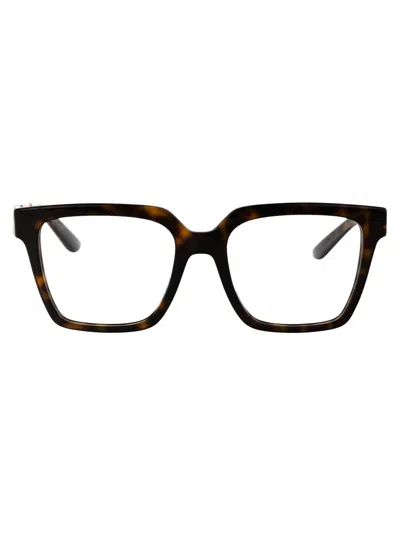 Dolce & Gabbana Havana Acetate Optical Glasses In Brown