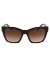 Dolce & Gabbana Havana Acetate Sunglasses In Brown