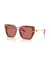 Dolce & Gabbana Havana Brown Metal Frame Sunglasses In Brown