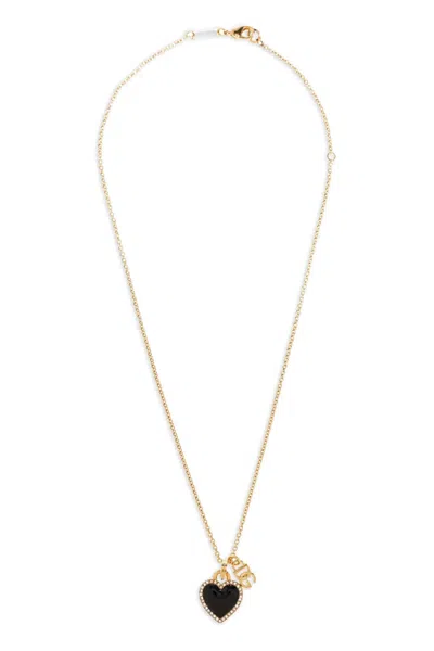 Dolce & Gabbana 'heart Logo' Necklace In Gold
