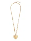 Dolce & Gabbana Heart-pendant Necklace In Gold