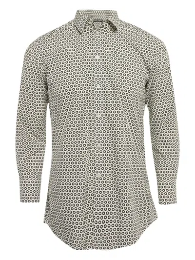 Pre-owned Dolce & Gabbana Hearts Clubs Shirt In White