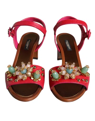 Dolce & Gabbana Heel Sandal In Pink