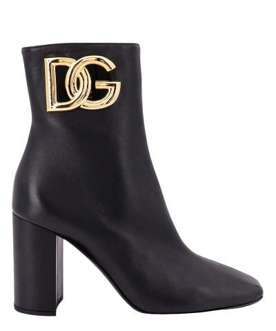 Dolce & Gabbana Heeled Boots In Black