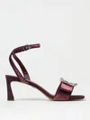 Dolce & Gabbana Heeled Sandals  Woman Color Red Purple In Red Purple