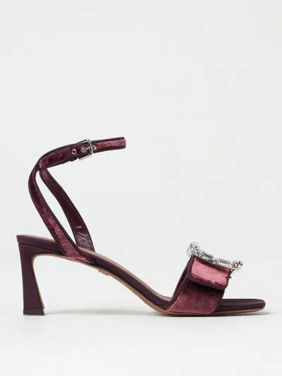 Dolce & Gabbana Heeled Sandals  Woman Color Red Purple