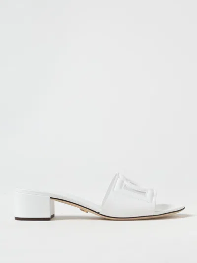 DOLCE & GABBANA HEELED SANDALS DOLCE & GABBANA WOMAN COLOR WHITE,g43872001