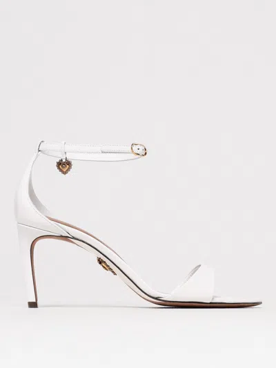 Dolce & Gabbana Heeled Sandals  Woman Color White