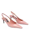 Dolce & Gabbana 70 Patent Leather Slingback Pumps In Pink