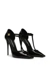 Dolce & Gabbana Dg Patent Leather Pumps In Black