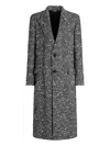 Dolce & Gabbana Herringbone Coat In Gray