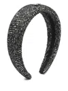 Dolce & Gabbana Herringbone-pattern Headband In Black