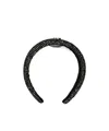 Dolce & Gabbana Herringbone-pattern Headband In Black