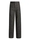 Dolce & Gabbana Herringbone-pattern Trousers In Gray