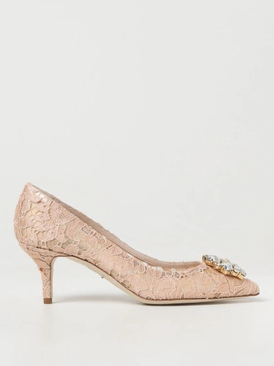 Dolce & Gabbana High Heel Shoes  Woman Color Beige In Beige