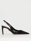 Dolce & Gabbana Polished Goatskin Slingbacks In Black