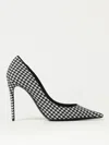 Dolce & Gabbana Houndstooth Pointed Toe Stiletto Heel Pumps In Schwarz